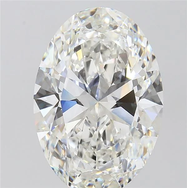6.06 ct. F/VS1 Oval Lab Grown Diamond