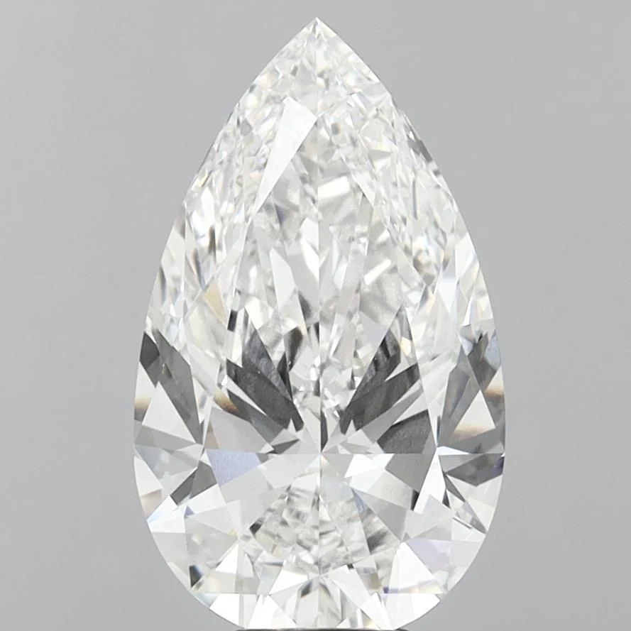 6.06 ct. F/VS1 Pear Lab Grown Diamond