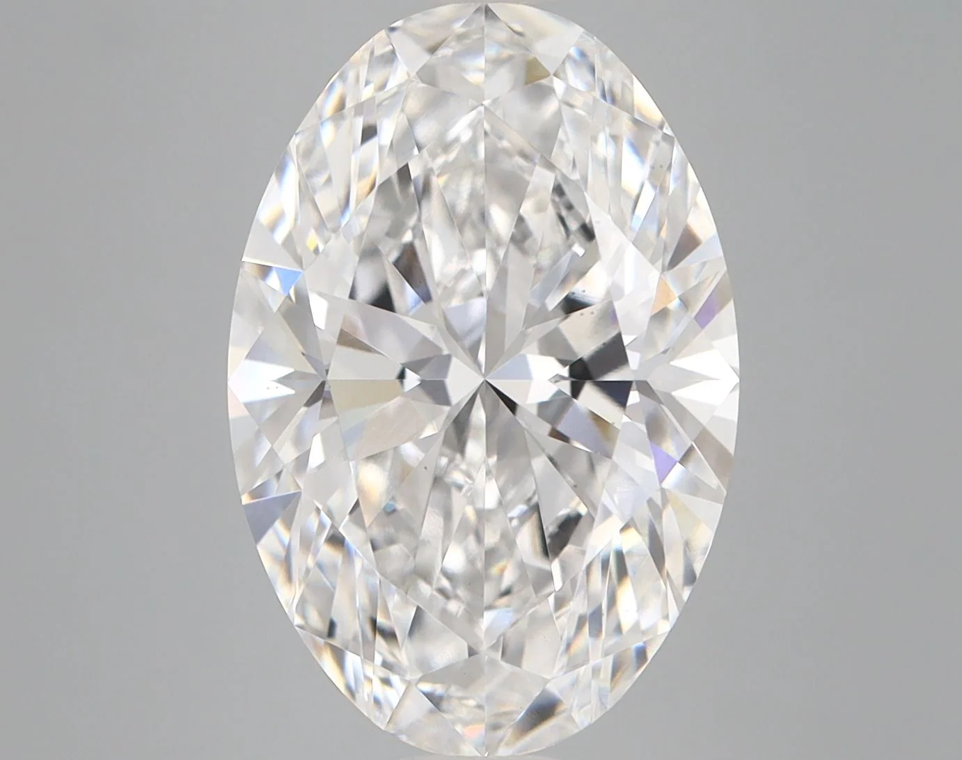 6.09 ct. D/VS1 Oval Lab Grown Diamond