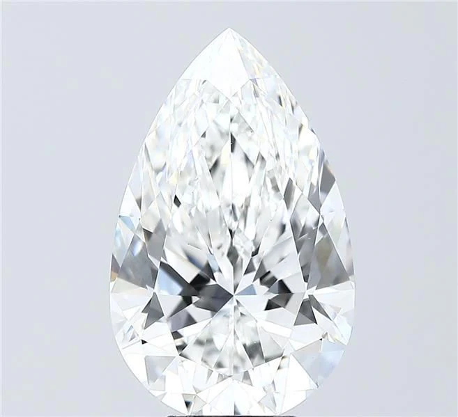 6.09 ct. E/VVS2 Pear Lab Grown Diamond