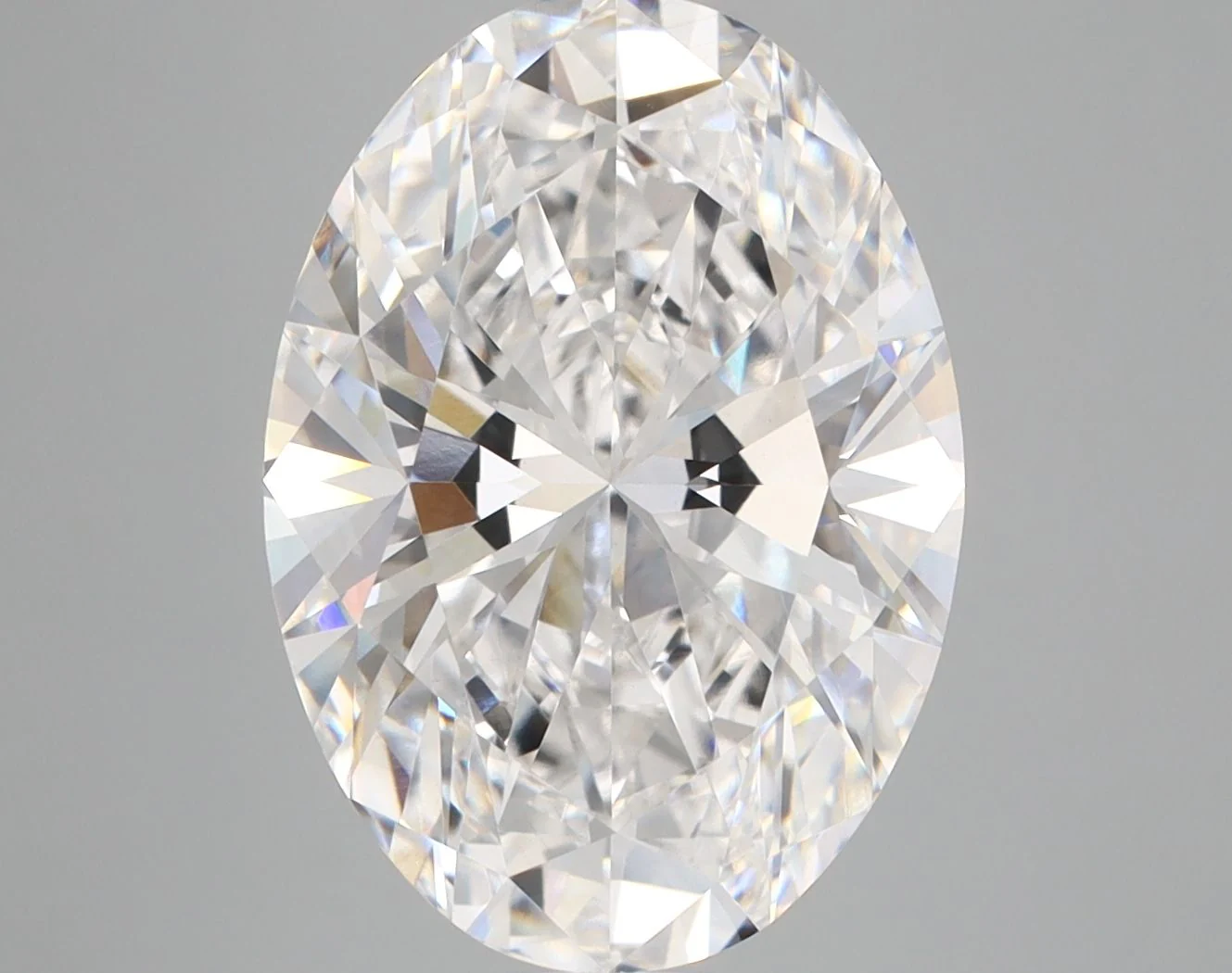 6.10 ct. D/VS1 Oval Lab Grown Diamond