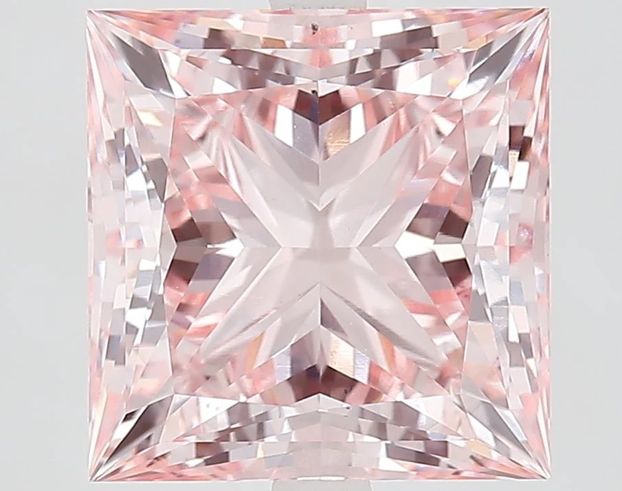 6.23 ct. Fancy Intense Pink/VS1 Princess Lab Grown Diamond