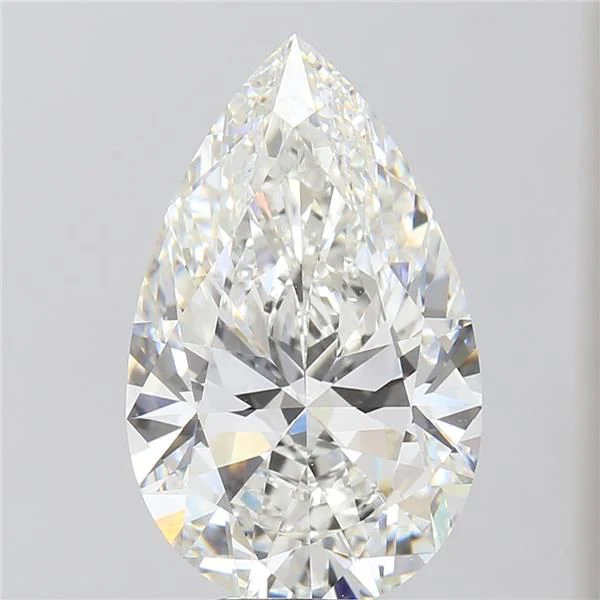 7.02 ct. F/VVS2 Pear Lab Grown Diamond