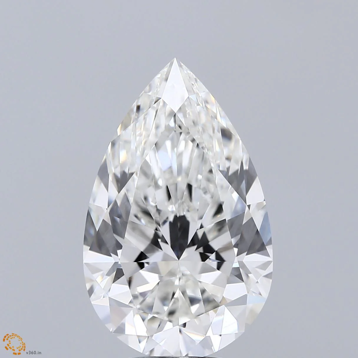 7.02 ct. G/VVS2 Pear Lab Grown Diamond