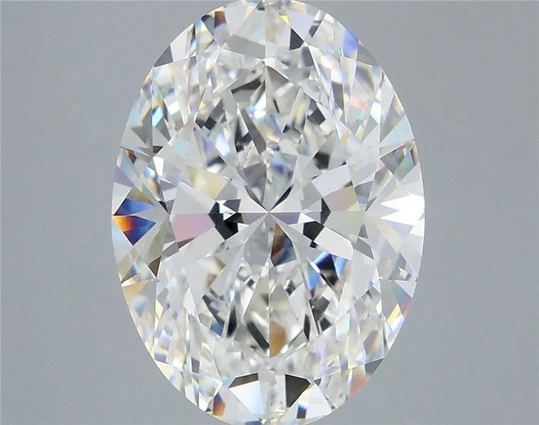 7.06 ct. F/VS1 Oval Lab Grown Diamond