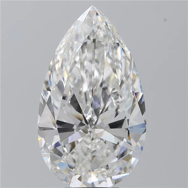 7.08 ct. E/VS1 Pear Lab Grown Diamond
