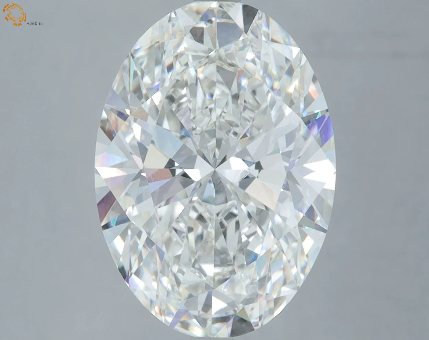 7.08 ct. F/VVS2 Oval Lab Grown Diamond