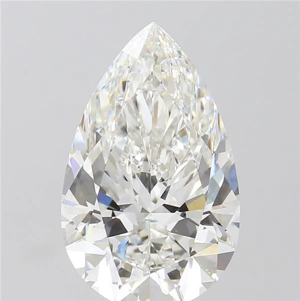 7.09 ct. F/VVS2 Pear Lab Grown Diamond