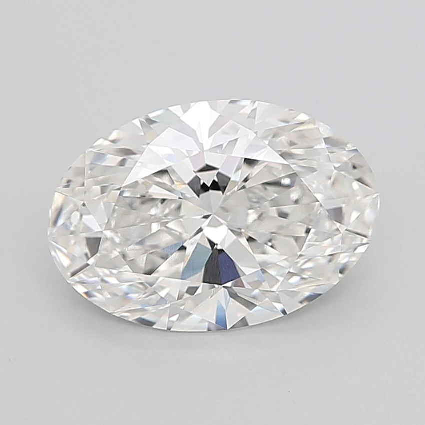 7.59 ct. F/VVS2 Oval Lab Grown Diamond