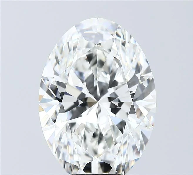 8.08 ct. F/VVS2 Oval Lab Grown Diamond