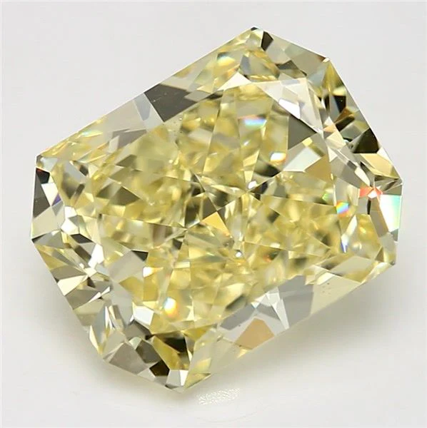9.89 ct. Fancy Yellow/VS2 Radiant Diamond
